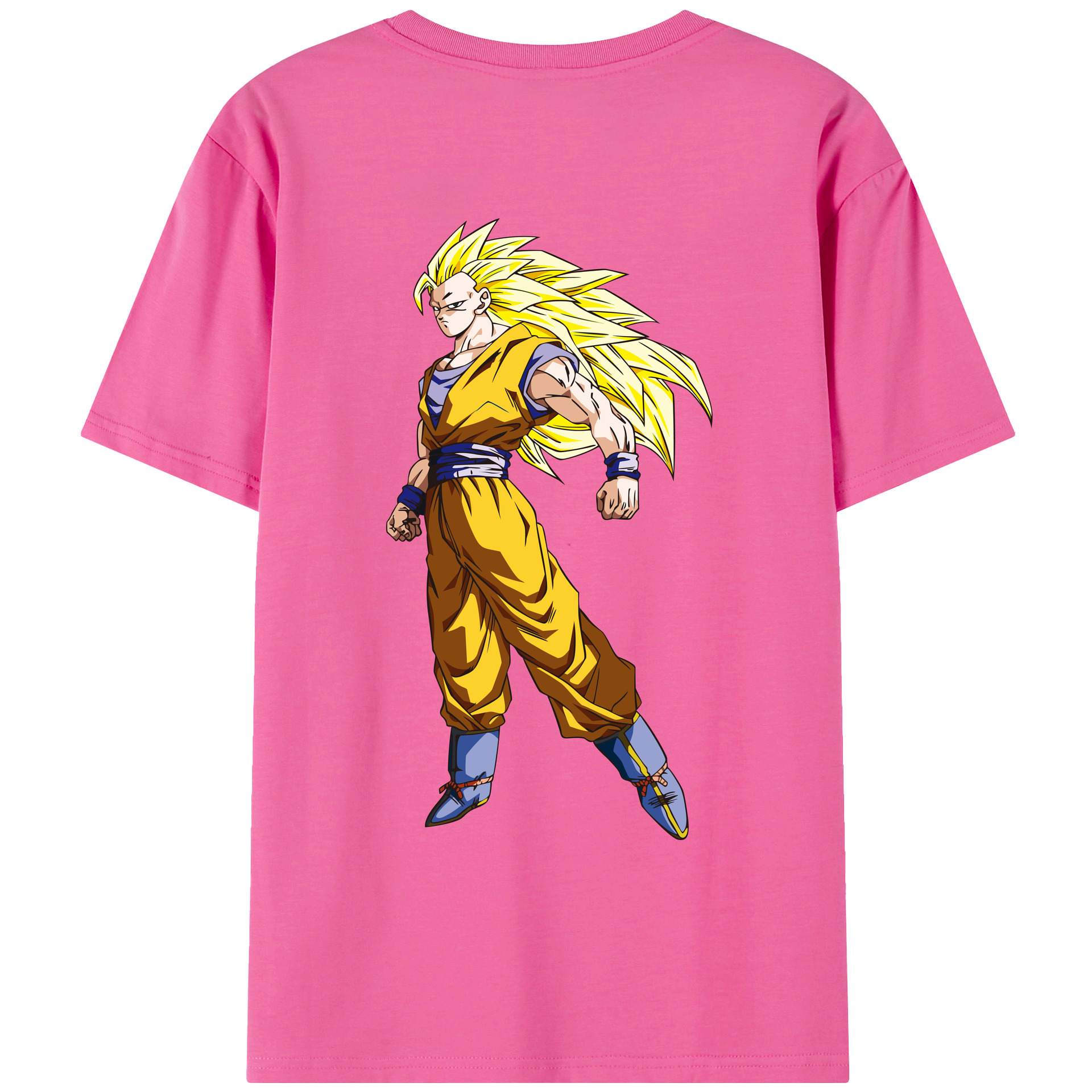 （画像用） ドラゴンボール 孫悟空（そん ごくう）Son Goku カカロット DRAGON BALL Kakarotto レディース半袖Tシャツ(バックプリント)